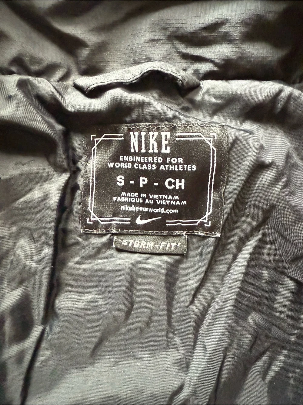 RARE! Vintage Nike Engineered For World Class Athletes Puff Jacket Mens Small